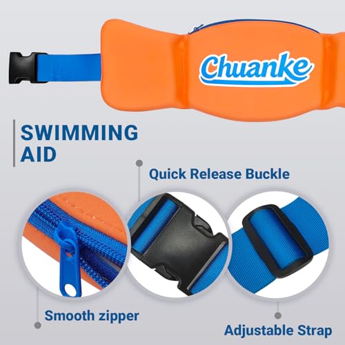 Chuanke Flotation Swim Belt for Adults Adjustable 3 Section Buoyancy Belt by Chuanke - Image 3