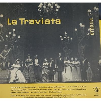 La Traviata,, Sch&uuml;chter