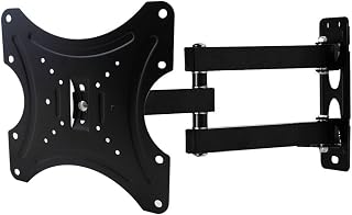 JUSTOP Tilt Swivel Arm TV Wall Bracket Mount For 10" to 42" LED LCD Plasma & Curved TV/Monitor Screens Strong Arm Hold Up to 30Kg With Maximum VESA Size 200 x 200 mm