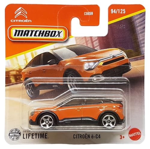 Matchbox Citroén é-C4 MBX City 1:64 Naranja miniatura 1