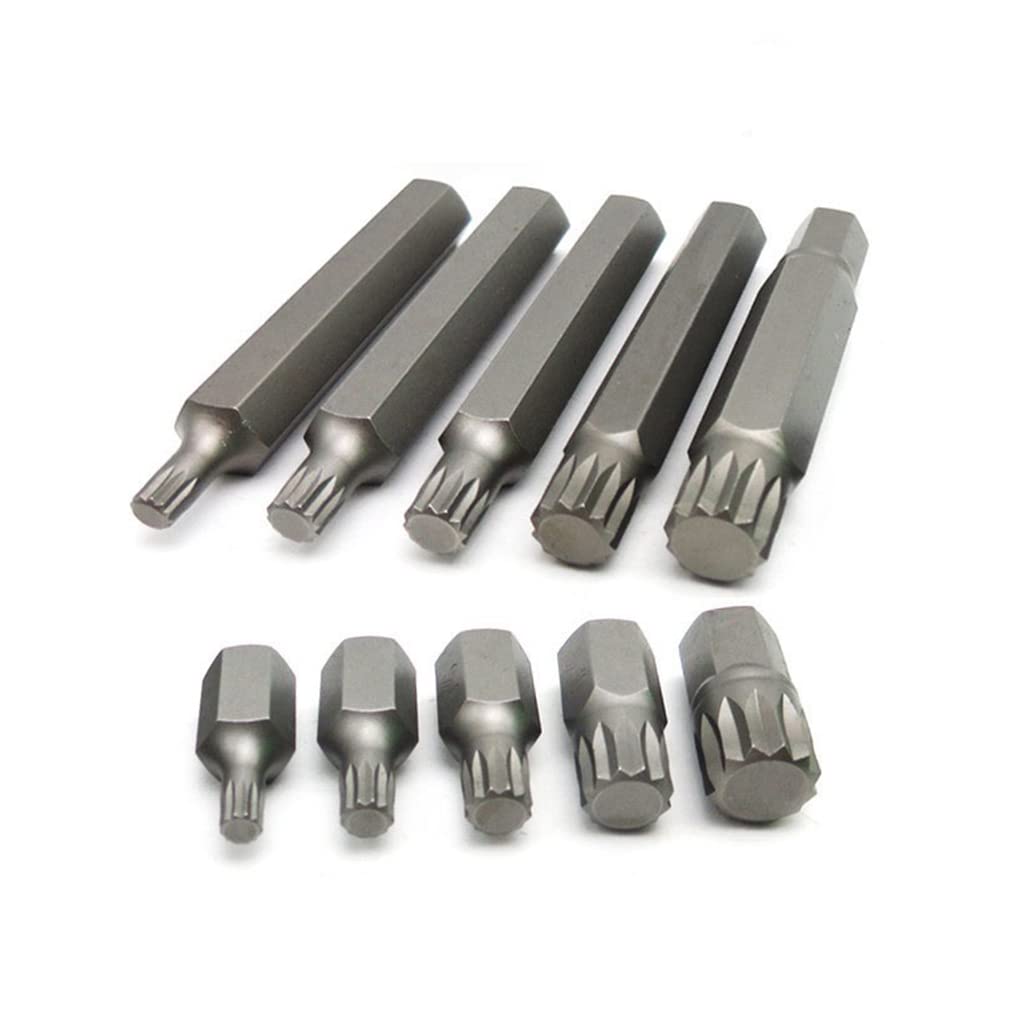 40 piezas Llave Allen Allen de Dureza Larga Larga Alto Torque Con Hexágono Interior Fuerte Multifuncional Juego T