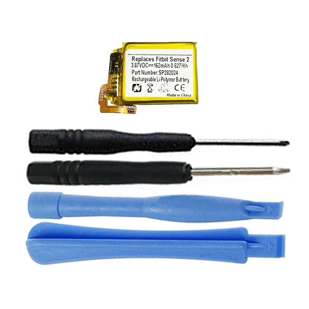 162mAh SP282024 Battery Replacement Compatible with Fitbit Sense 2 Fitness Smartwatch FB521