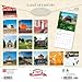 Land of Lincoln | Illinois Places | 2026 12 x 24 Inch (Hanging) Monthly Square Wall Calendar | Plastic-Free | BrownTrout | USA United States of America Midwest State Nature
