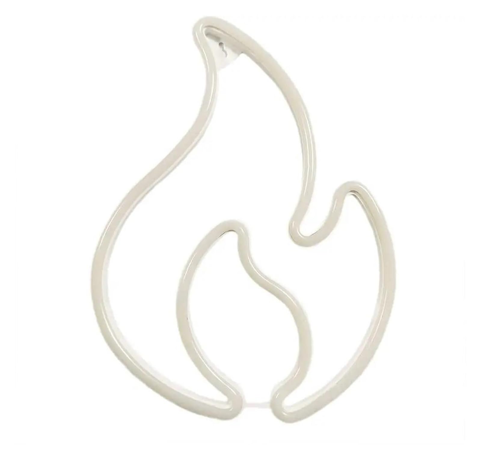 Luz de Diseño de Digital Señal De Neón De Llama, Señal De Luz LED De Llama Para Habitación De Niños, Fiesta De Boda, Decoración De Pared, Lámpara Colgante (Color : Neon-2)