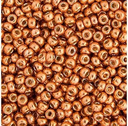 Miyuki Japanese Glass Seed Beads 22gms 11/0 in Gold Galvanized Duracoat