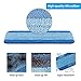 6 Pack Microfiber Mop Pads, 18 Inch Reusable & Washable Cleaning Replacements Pads for Bona Spray Mop, Blue