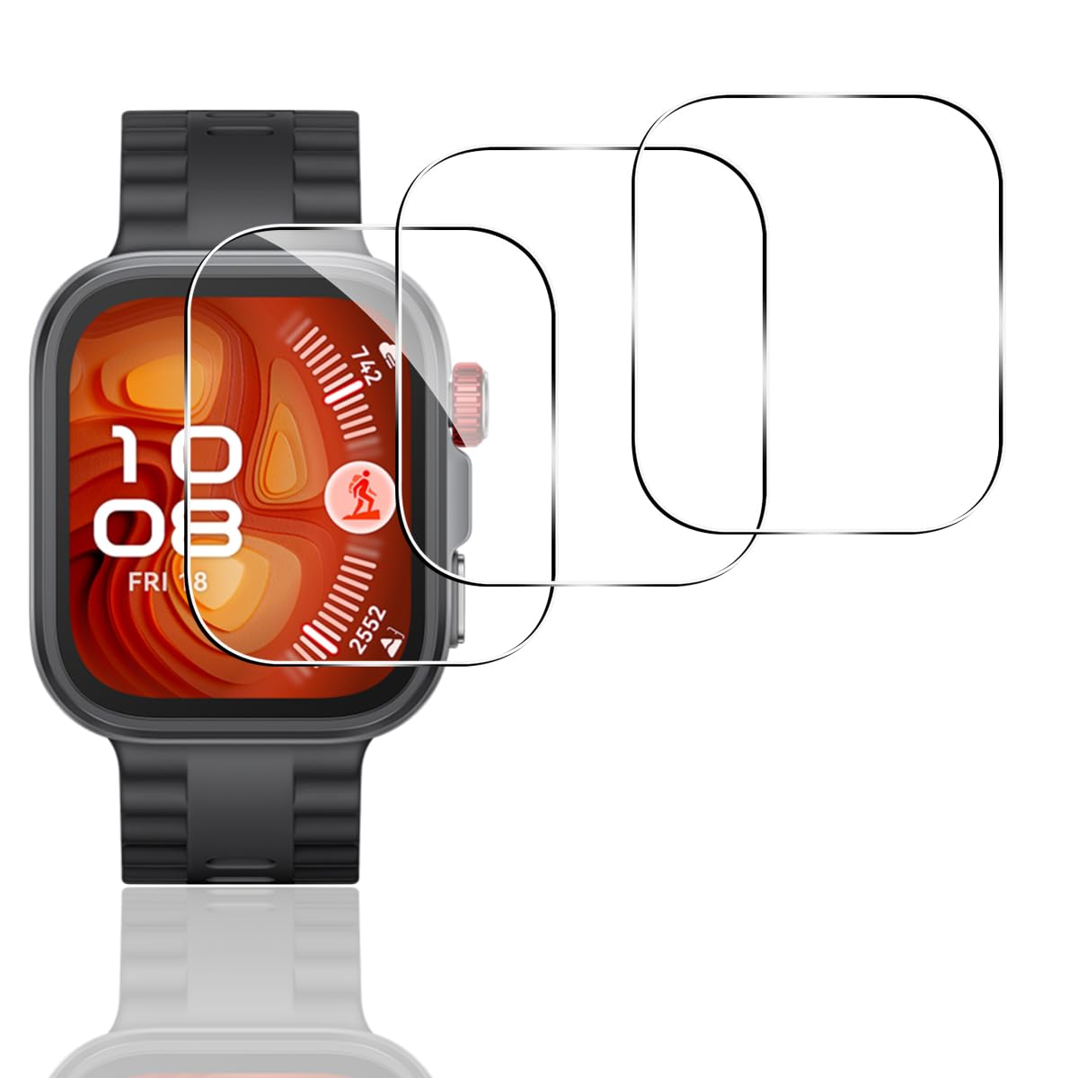 Amazon.co.jp: 【3枚セット】 用 HUAWEI WATCH FIT 4 pro ガラス 