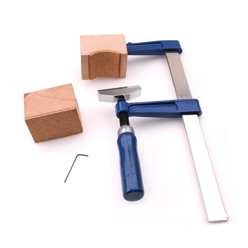 Metal Guitar Repair Mantieni Fretboard Fret Press Tool Con Blocchi Di Legno