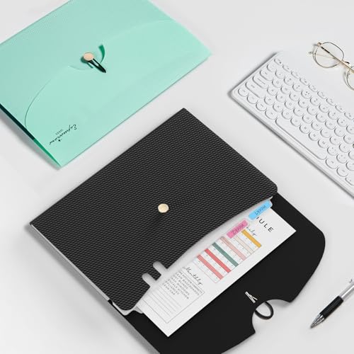 image for Sooez 7 Pocket Expanding File Folder, Premium Accordion File Organizer