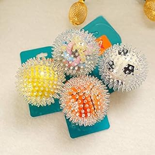 RvPaws RV Paws Large Size Spike Ball - Squeaky Dog Toy With Inner Ball - Suitable For Large & Medium Breeds - 1 Pack