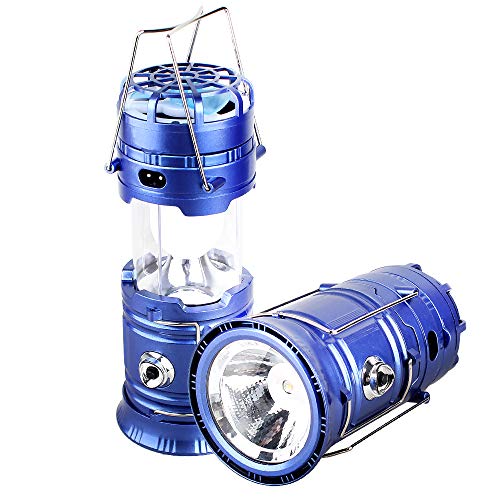 Lanterne de Camping Portable à LED Solaire, Lumières Extérieures Pliantes étanches à Mini Ventilateur, Lampe Camping Projecteur Portable Lanterne Torche