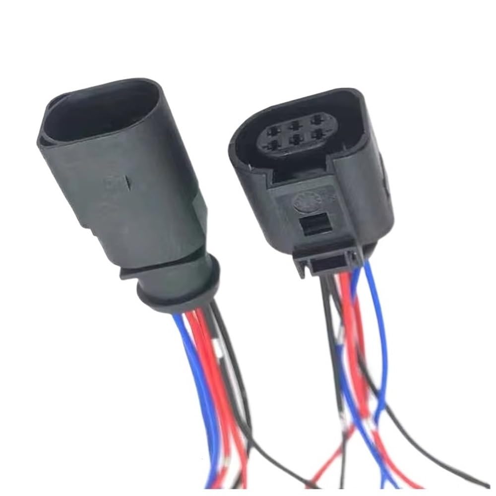 Kompatibel mit Golf für Bora 6P Auto Temp Sensor Umkehr Radar Drossel 1J0 973 713 42121700 3B0973813(Female)