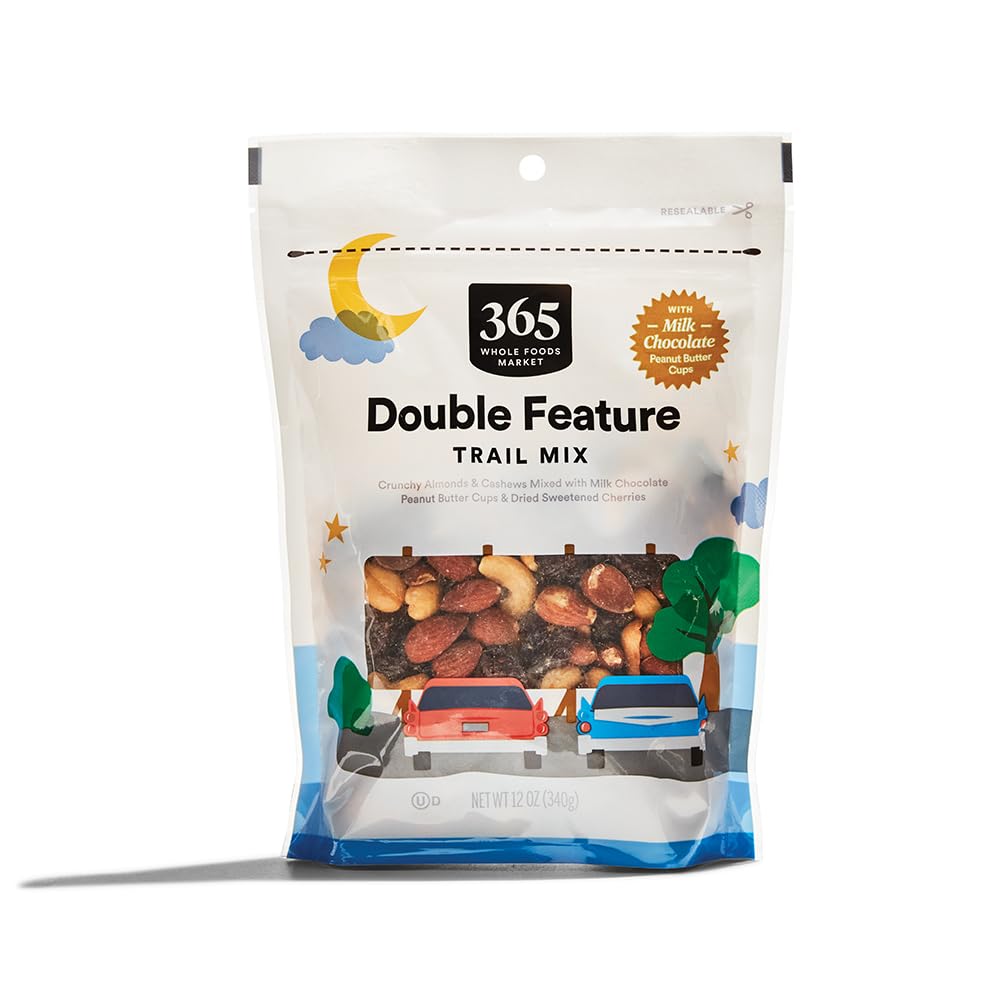 365 by Whole Foods Market, Trail Mix, Double Feature, 12 Ounce