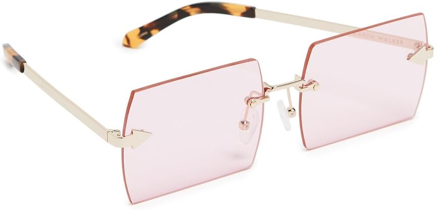 Women's The Bird Sunglasses, Gold/Pink Tint, One Size