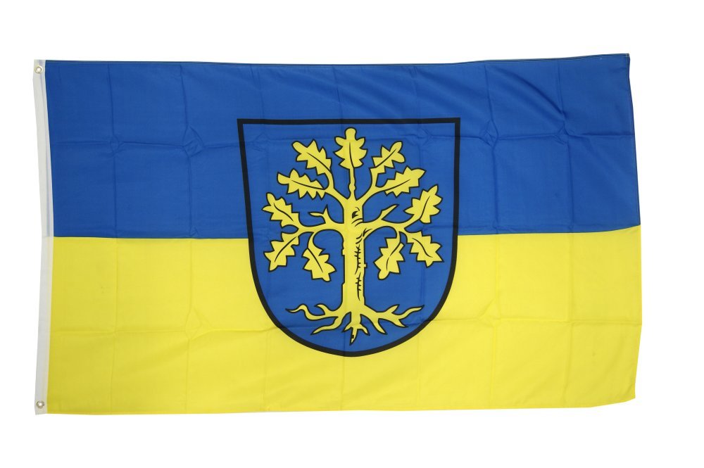 Tischflagge Deutschland Schwaben 10x15cm - Mit Gratis Aufkleber Für Schreibtisch & Regal