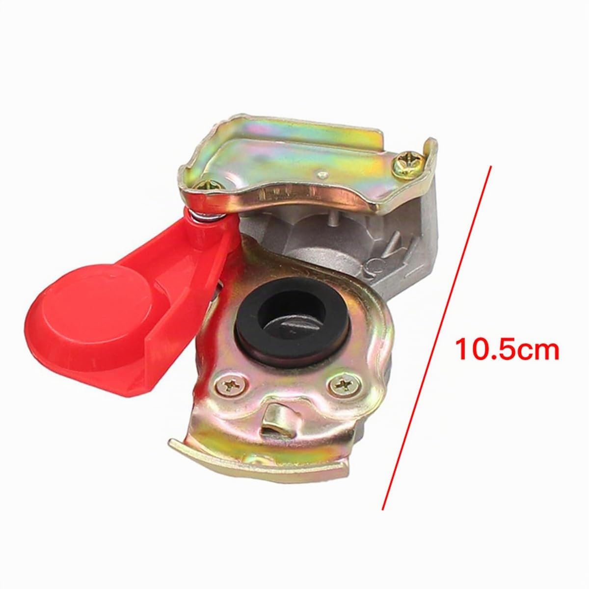 Tête d'accouplement M16 avec jeu de soupapes Tête d'air comprimé rouge jaune avec capuchon anti-poussière pour camion tracteur véhicule de remorquage à air comprimé semi-remorque