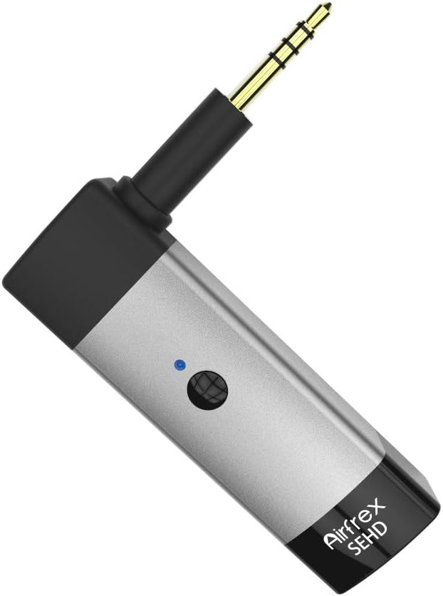 Airfrex Bluetooth Adapter and Wireless Audio Receiver with Microphone and 2.5mm Jack for Sennheiser HD598 / HD598Cs / HD598SE / HD595 / HD599 / HD559 / HD569 / HD579 / HD518 / HD558 Headphones