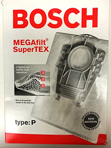Bosch Type P Bags - Genuine replacement vacuum filter bag with 1 filter