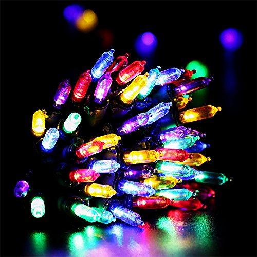 Recesky Christmas String Lights With Built-In Timer - 50 Led 19Ft Fairy Battery Operated Mini String Light For Outdoor Indoor Garden Party House Wreath Xmas Decor Christmas Tree Decoration Multi Color #TOP1