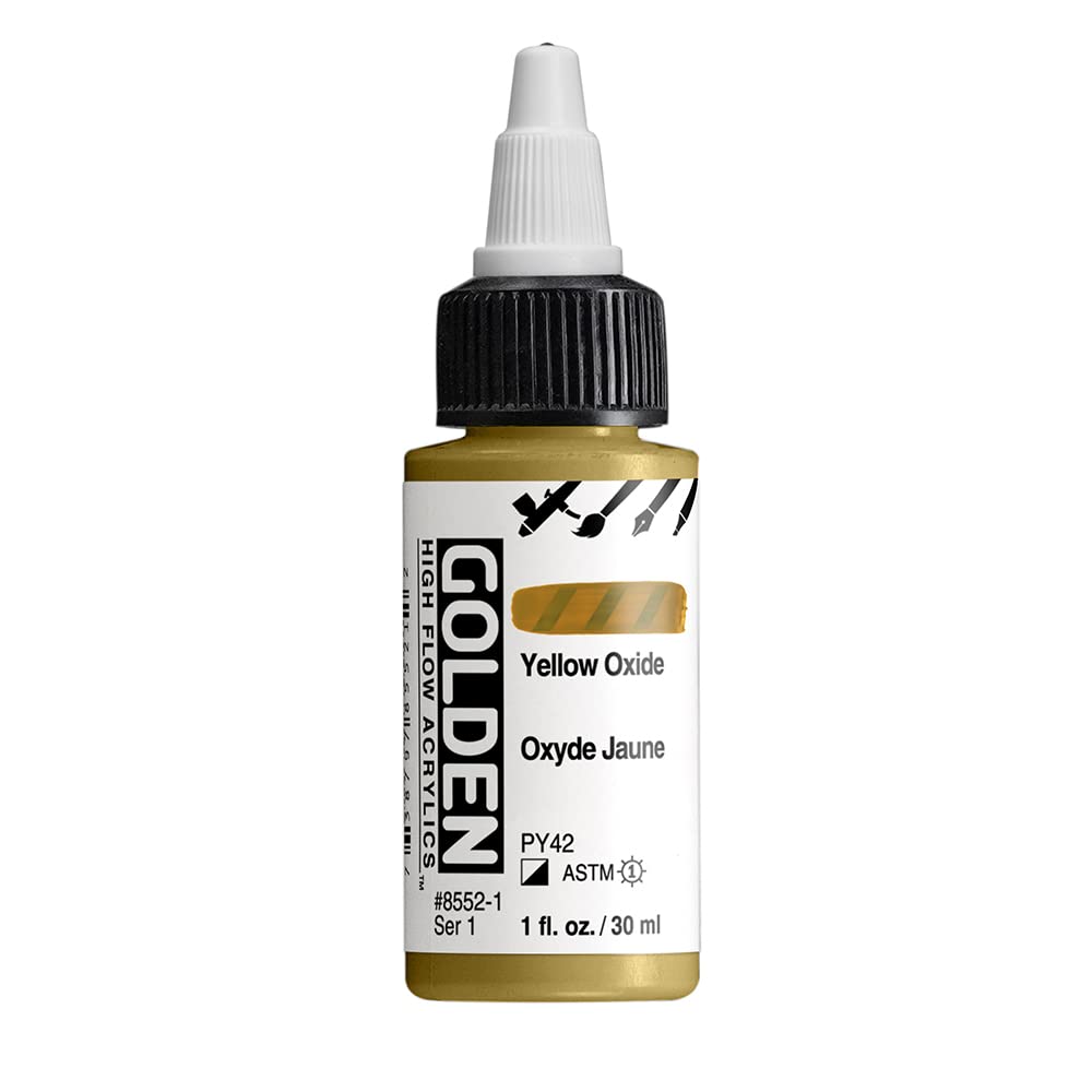 Golden High Flow 1Oz Yellow Oxide