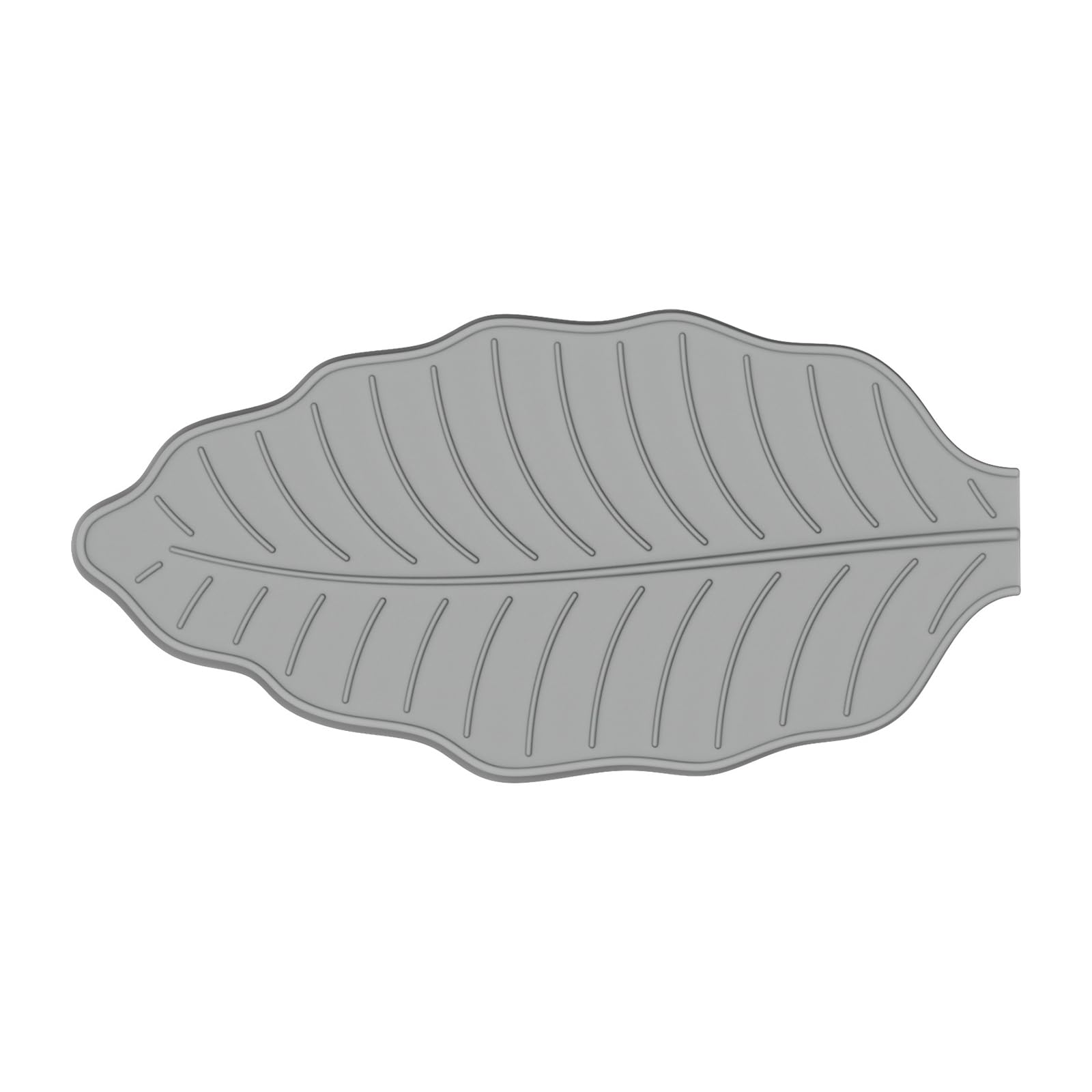 Xinsheinelry Premium Kitchen Accessory Silicone Leaves Mat for Organizing Utensils and Water Spills on Countertops Multipurpose Kitchen Mat