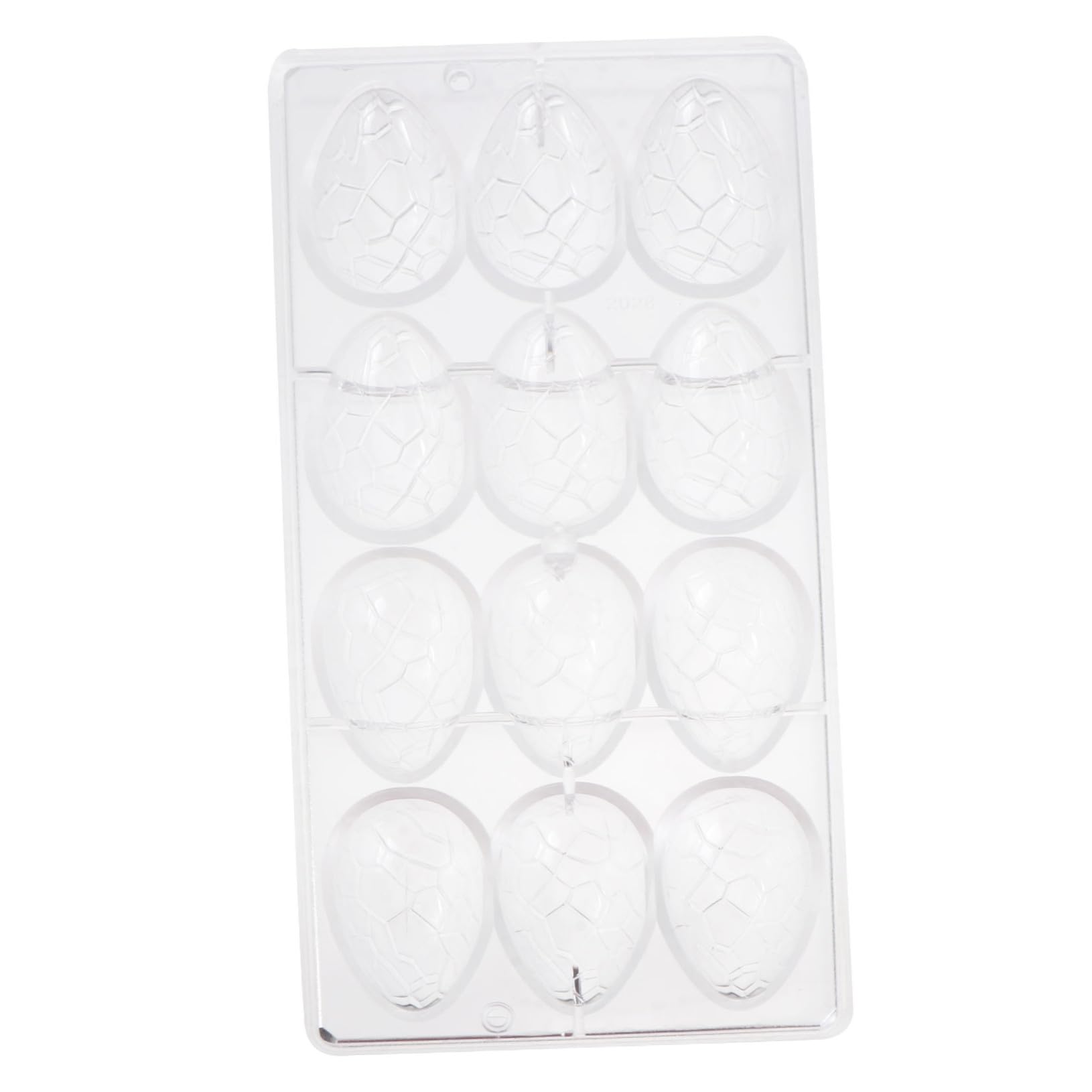 MAGICLULU Moule Oeuf 3 Pièces Moule Cube Œuf Bonbons En Fabricant De Gommeux Easter Outil De Bricolage Transparent