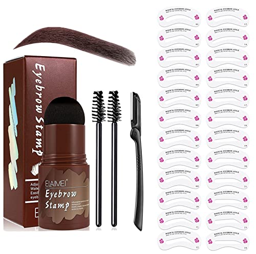 Stencil Sopracciglia, Matita per Sopracciglia ，24