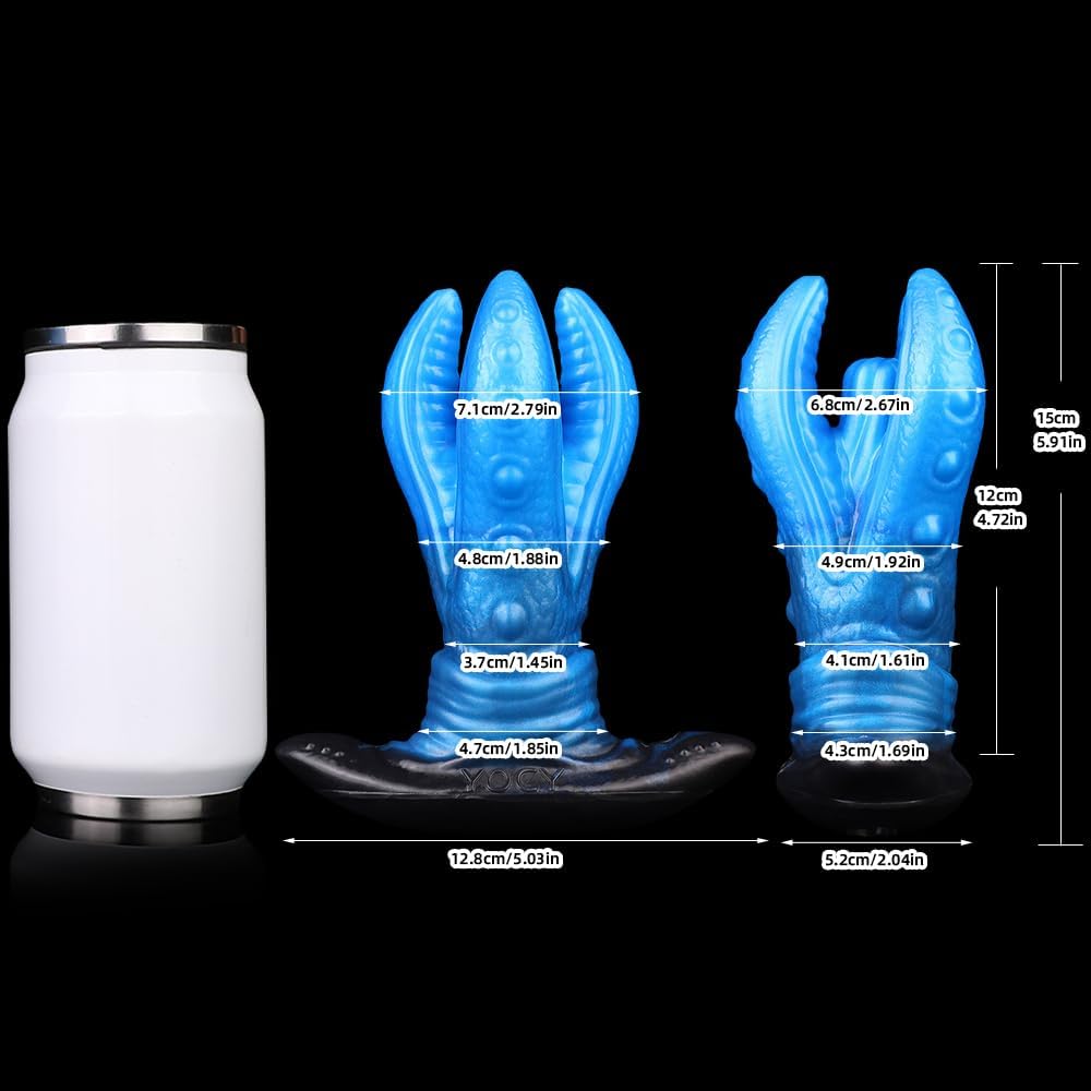 5.91" Silicone Mouth Gag,Monster Penis Dildo Gag with Remote Control Bullet Vibrator & Adjustable Leather,BDSM Restraints Adult Sex Toys & Games for Women Men Couples