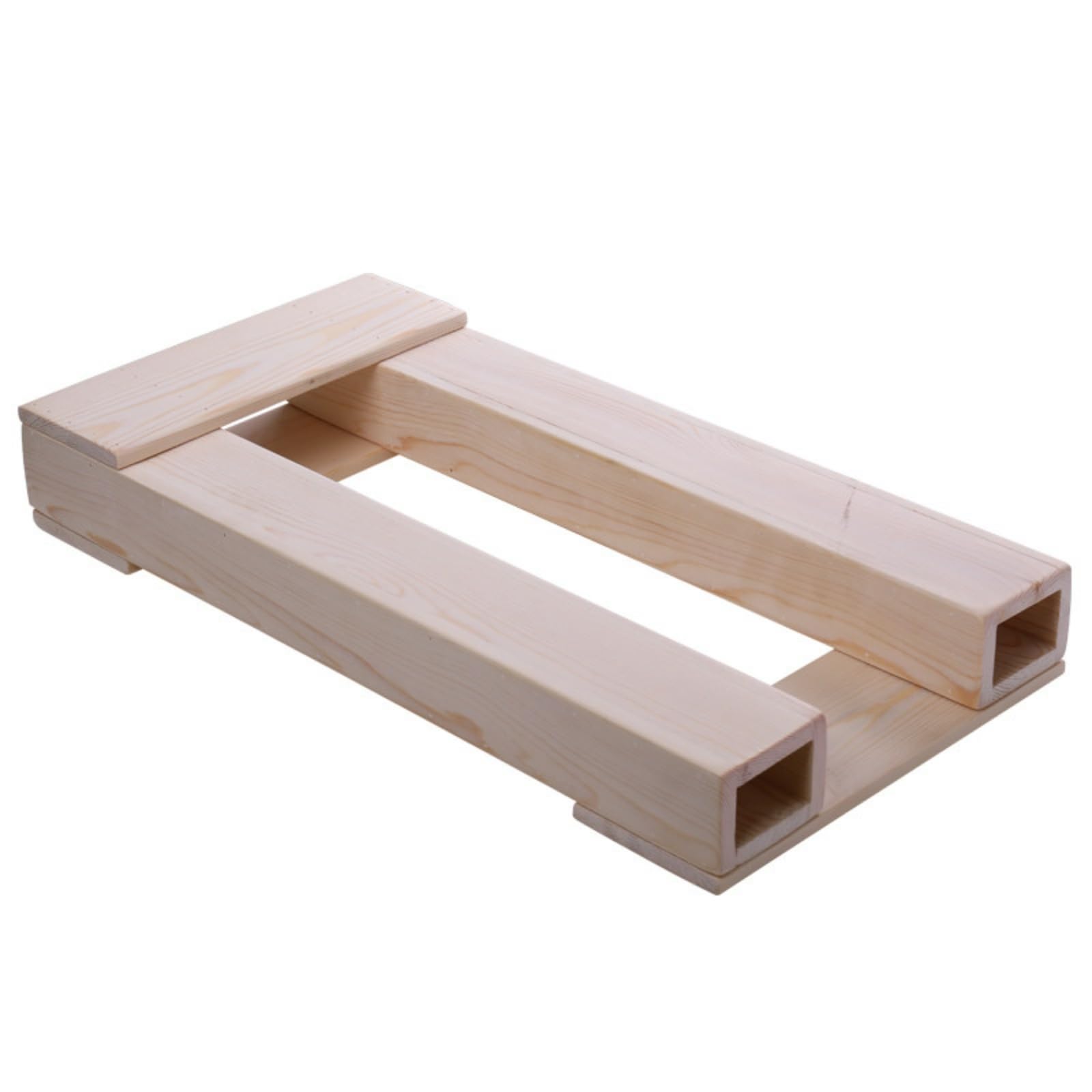 Kratzbrett Katze Kratzboard Kratzmatte Kratzmöbel aus Massivem Kiefernholz mit Sisalfläche für Rutschfestes Kratzen Und Zuchtunterstützung für Wohnung, Style to 2