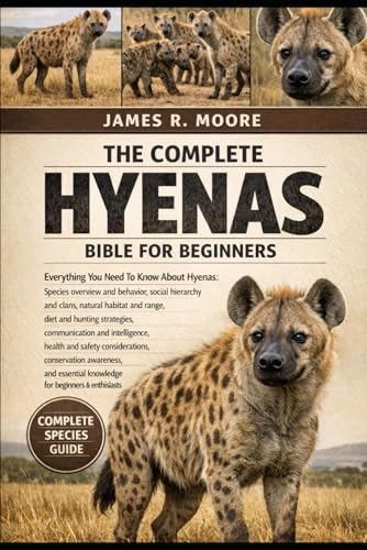 THE COMPLETE HYENAS BIBLE FOR BEGINNERS: Everything You Need To Know About Hyenas: Species overview and behavior, social hierarc