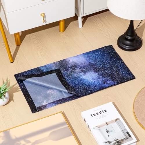 Image of VIHOSE 4 Pcs 2 x 2 Feet Fluorescent Light Covers for Ceiling Lights Classroom Magnetic Light Filters for Reducing Harsh Glare Flicker for Office Classroom Home Drop Ceiling(Milky Way)