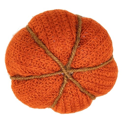 Cabilock Decorazione Zucca Lavorata a Maglia Di Simulazione Per Festa Del Raccolto, Ornamentale Artificiale Resistente Per Casa, Scuola e Giardino, Decorazione Scenografica Autunnale