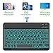 FOGARI Deutsche Bluetooth Tastatur, 7 Farben Beleuchtung, QWERTY Bluetooth Wireless Keyboard für iPhone, iPad, Samsung, Lenovo, Huawei, Xiaomi, Kompatibel Windows,Android, IOS, Schwarz