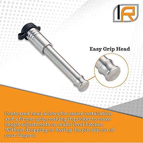 Infiniterule Security 61675 | 3 Pack, Keyed Alike, Hitch Locks (Fits: B&W Hitch - 2" & 2.5" Tow And Stow - 10K Lb & 14,500 Lb | Curt Mfg. - Adj. Channel Mount - (2.5" Shank, 20K Lb)) #TOP7