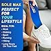 SOLE MAX Activated Charcoal Orthotic Insoles for Men & Women – Superior Odor & Sweat Control, Heavy Duty Arch Support, Shock Absorbing Cushioning for Plantar Fasciitis, Foot, Heel & Back Pain Relief