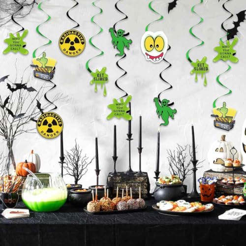 Image of 12pcs Ghostss Hanging Swirl Party Decoration,Party Decoration, Party Swirls,Suitable for Party Decoration Supplies