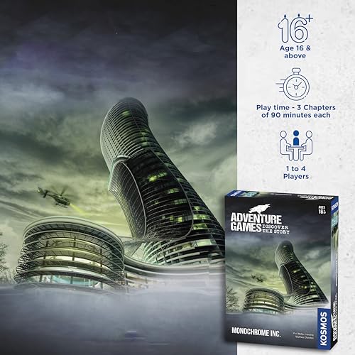 Adventure Games: Monochrome Inc. Juego de mesa físico miniatura 3