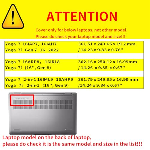 Funda para Lenovo Yoga 7i 16" 2-en-1 Gen 9 Azul miniatura 2
