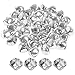 Price comparison product image 40 Pieces Jingle Bells, 25mm Craft Bells Musical Jingle Sleigh Bells for Festival Christmas Decorations DIY Jewelry Craft Making Silver