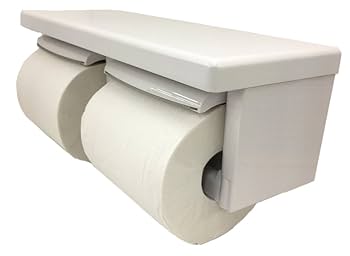 TOTO トイレットペーパー収納棚 ホワイト #NW1 Amazon | TOTO 棚付紙巻器(木質棚) YH501FMR #NW1 ホワイト