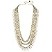 Aheli Indian Wedding Kundan Beaded Heavy Bridal Long Choker Necklace Earrings with Maang Tikka Traditional Jewellery Set Gift for Women (White)