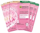Garnier Hydra Bomb Lot de 5 masques hydratants à l'acide hyaluronique...