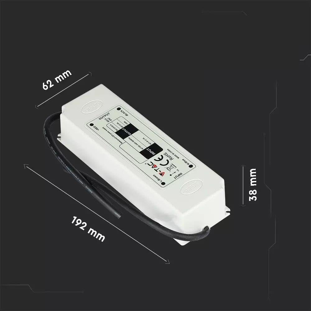 LED Trafo Netzteil Netzadapter Driver Transformator 12 Volt Wasserdicht IP67 12V - 8.5A - 100W für innen und Außenbereich