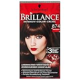 Schwarzkopf Brillance Coloration Stufe 3, 874 Samtbraun, 143 ml