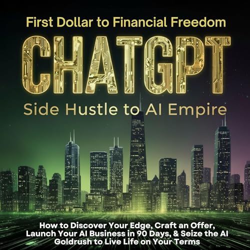 Page de couverture de ChatGPT Side Hustle to AI Empire: First Dollar to Financial Freedom