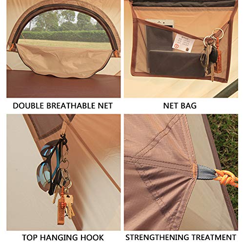 Carpa Outdoor GeRRiT Yurt 4 m diámetro resistente viento y agua miniatura 6