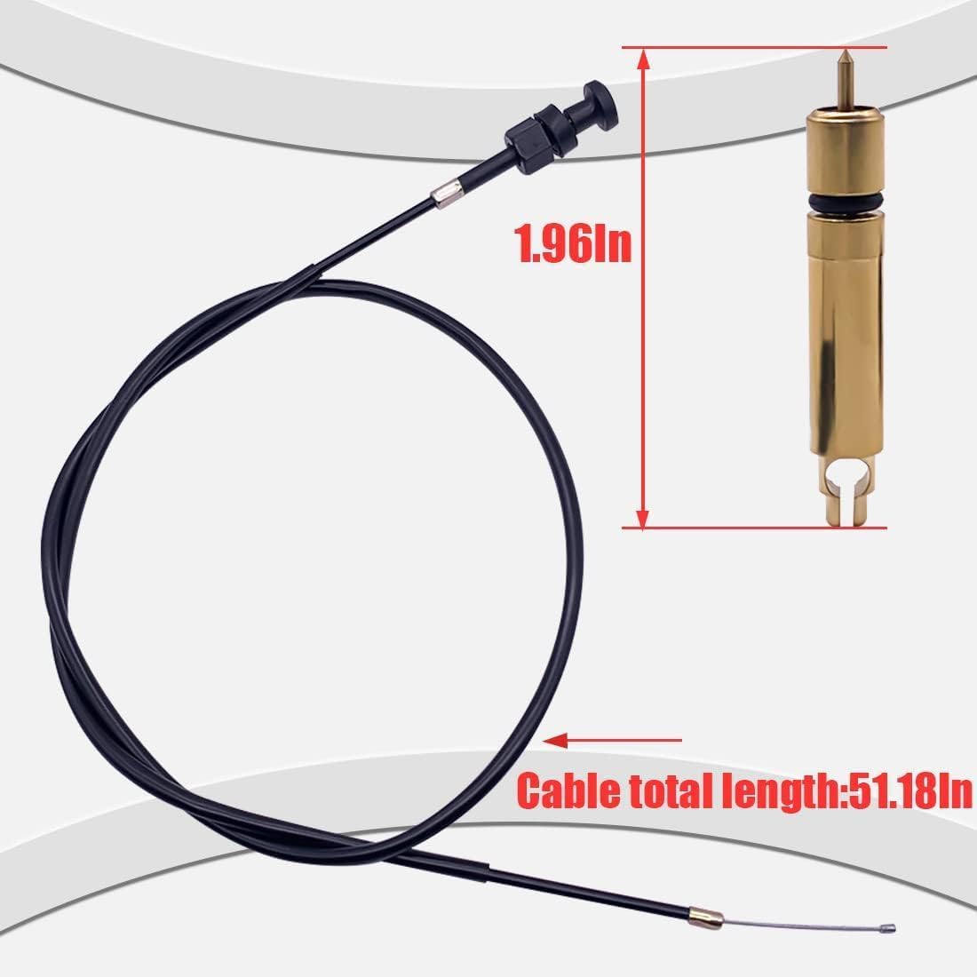 Amazon.com: Carburetor Choke Cable and Starter Valve Plunger Kit