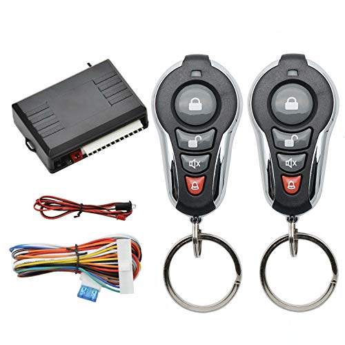Universal Remote Control Central Locking Kit MASO Car Door Lock with Contorl Box + 2 Replacement Remote Contorl