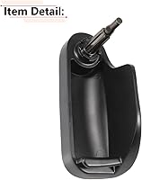 Vista 5 de RLB-HILON Manija de liberación de cierre de capó de metal Compatible con Audi TT TTRS 2007 2008 2009 2010 2011 2012 2013 2014, para 8J1823533C