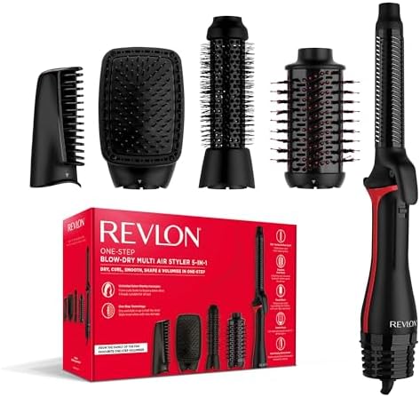 REVLON One-Step Blow-Dry Multi Air Styler 5 en 1 (cabezales desmo...